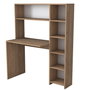 Hanah Home HA104 - 2025 Escritorio de estudio con estantería Roble